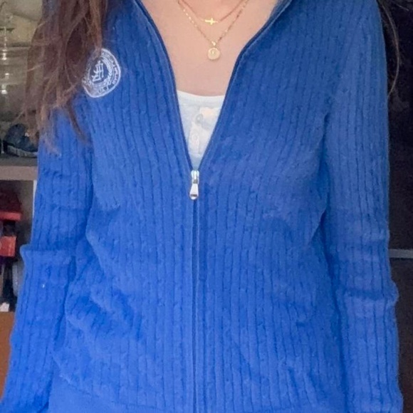 Ralph Laurn Athletic Zip-Up Sweater - Picture 7 of 8